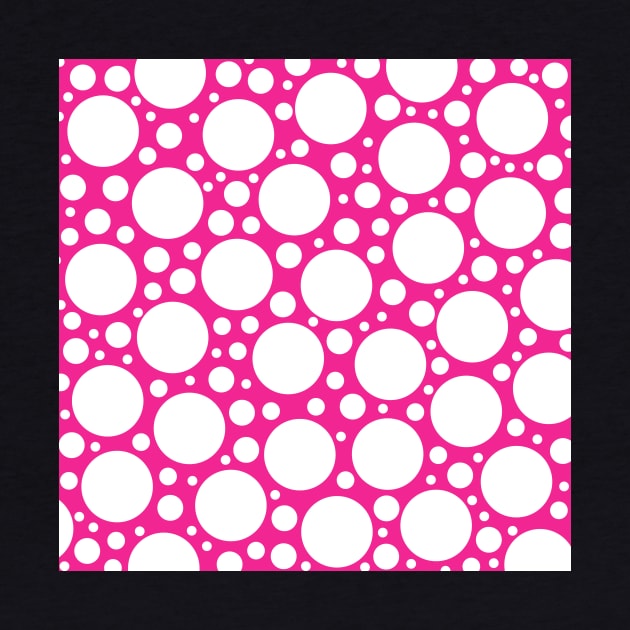 Polka Dots in Pink & White by Whoopsidoodle